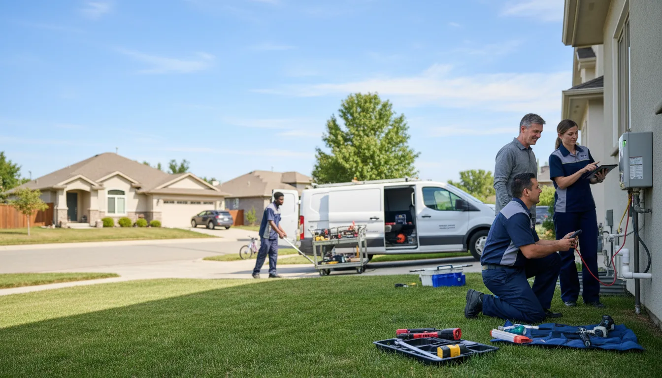 Tankless water heater service in Eggleston, VA